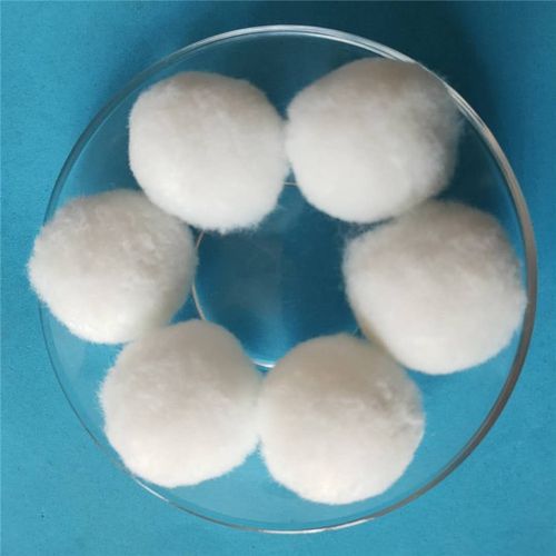 水净化规格&phi;3035mm白色纤维球开碧源厂家直销纤维球滤料